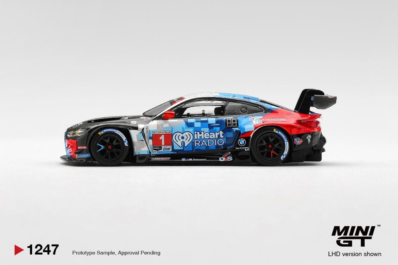 Mini GT 1:64 BMW M4 GT3 EVO #1 Paul Miller Racing 2025 IMSA Daytona 24 Hrs #1247