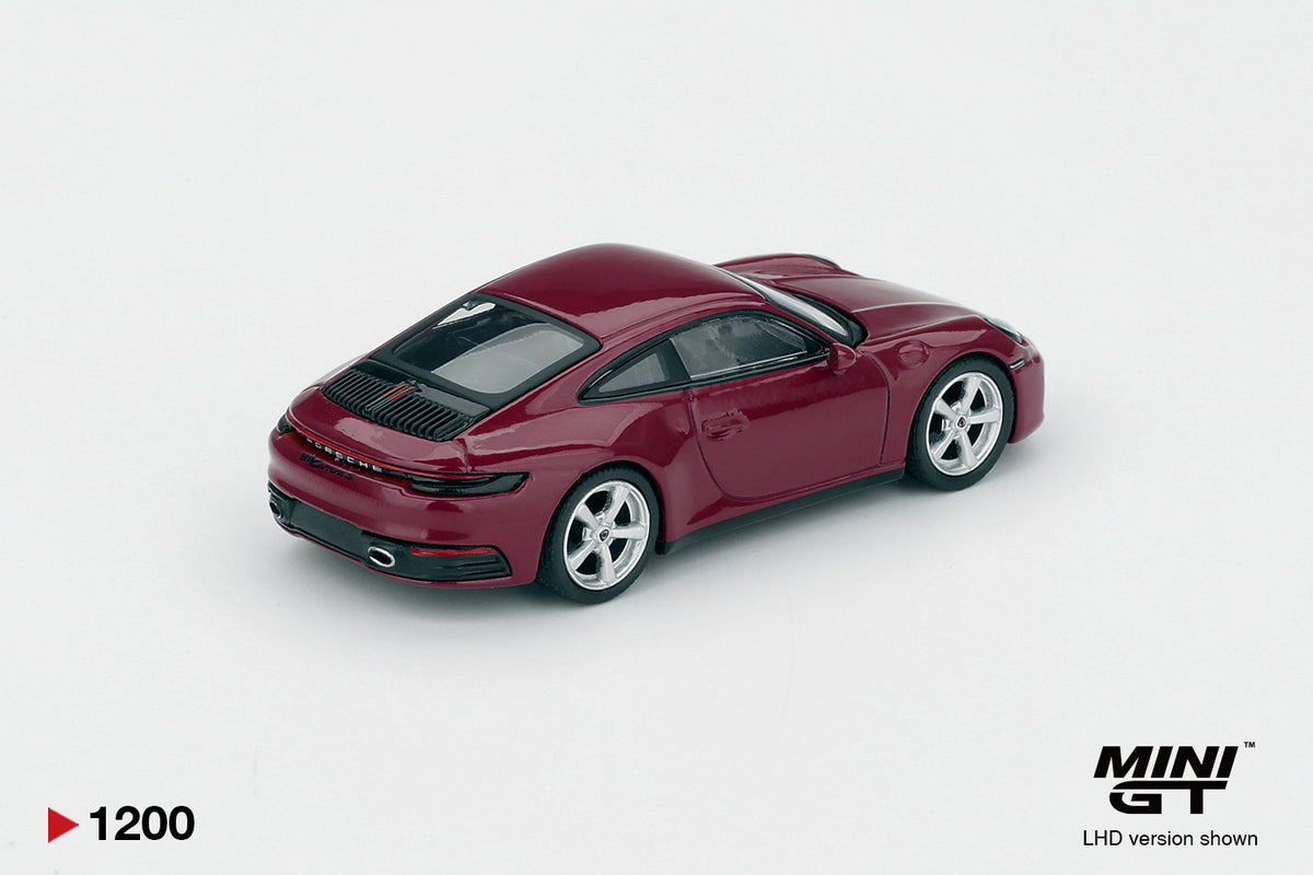 Mini GT 1:64 Porsche 911 (992.1) Rubystone Red Set