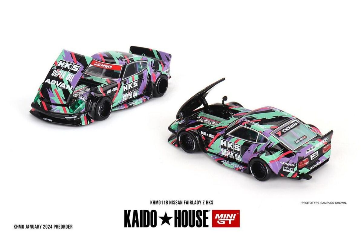 Kaido House x Mini GT Nissan Fairlady Z HKS #118