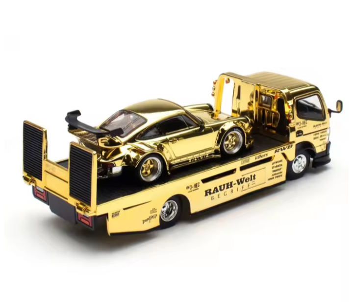 Pop Race XCARTOYS HEC 2026 Pandem Fuso-300 Tow Truck & RWB 930