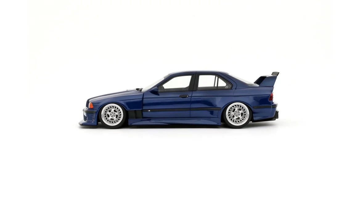 Ottomobile 1:18 BMW E36 LTO Sedan Turbo Khyzyl Saleem Avus Blue 2023 OT1174