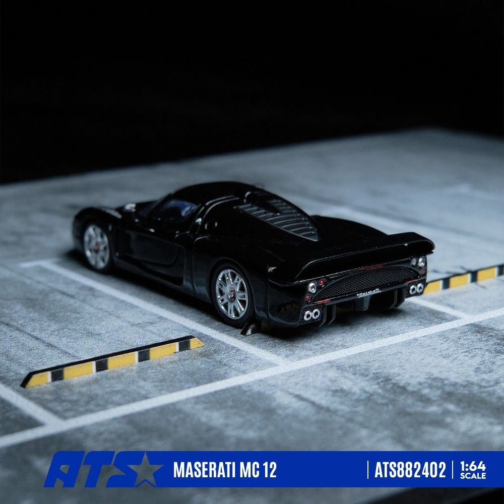 ATS 1:64 Diecast Model Maserati MC 12 Black