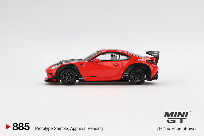Mini GT Toyota GR86 LB Nation Red RHD MGT00885-R 1:64