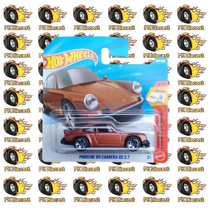Hot Wheels 1:64 Mainline Porsche 911 Carrera RS 2.7 Then and Now 208/250 Short Card