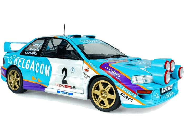 Solido 1:18 Subaru Impreza S5 WRC99 Green Belgium Ypres Westhoek Rally 1998 #2