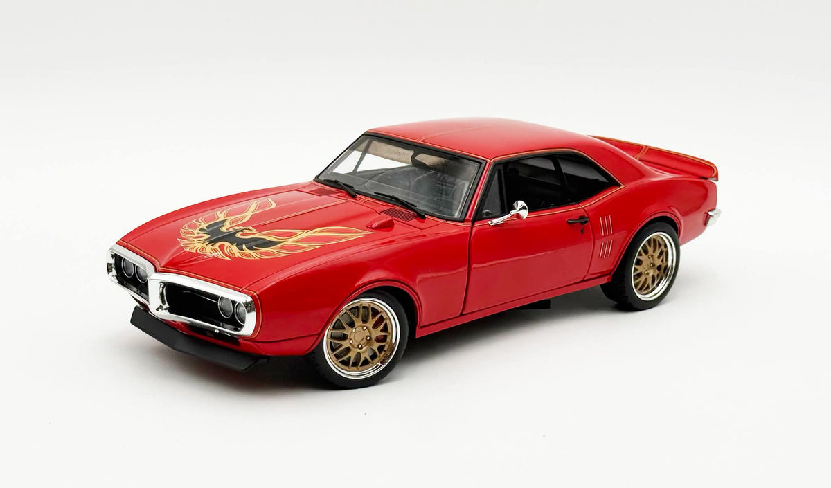 Acme Diecast 1:18 1967 Pontiac Firebird Street Fighter *Fire Chicken* Red
