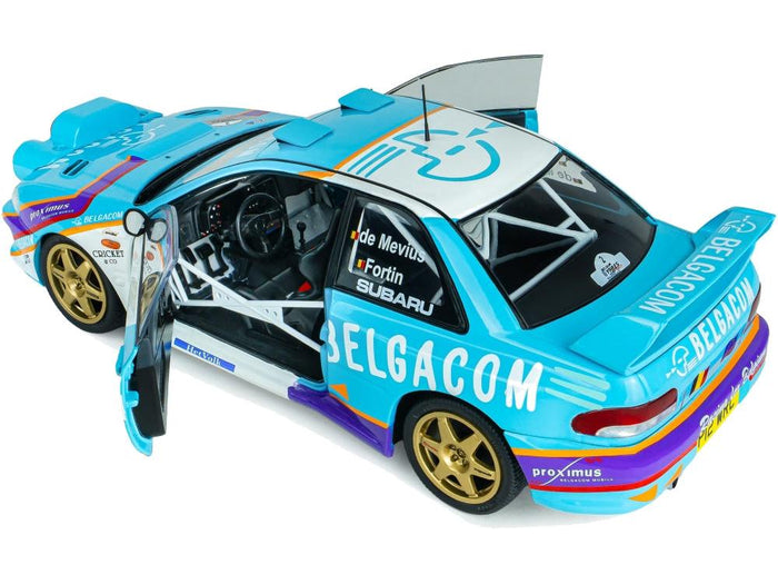 Solido 1:18 Subaru Impreza S5 WRC99 Green Belgium Ypres Westhoek Rally 1998 #2