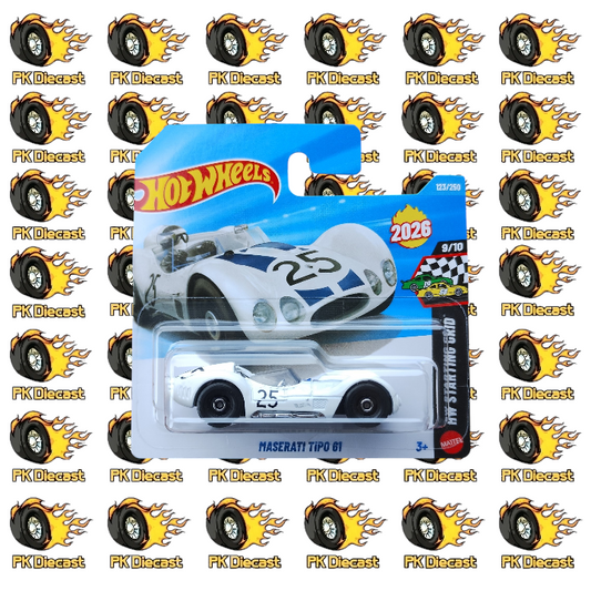 Hot Wheels 1:64 Mainline Maserati Tipo 61 123/250 HW Starting Grid Short Card