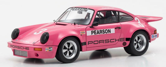 Solido 1:18 1974 Porsche 911 IROC #3 Pearson IROC Daytona Pink