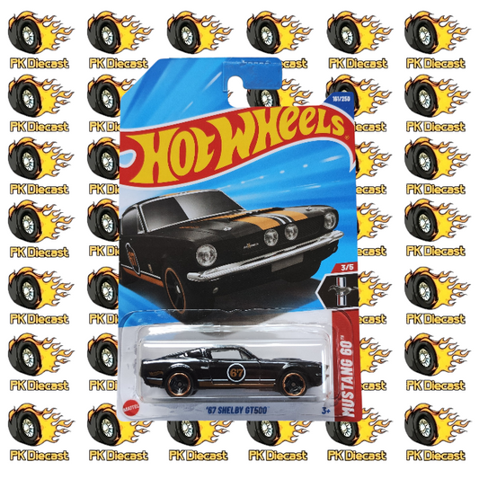 Hot Wheels 1:64 Mainline '67 Shelby GT500 Mustang 60 161/250 Long Card