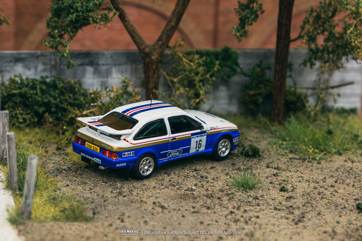 Tarmac Works 1:64 Ford Sierra RS Cosworth Rally of New Zealand 1989 #16