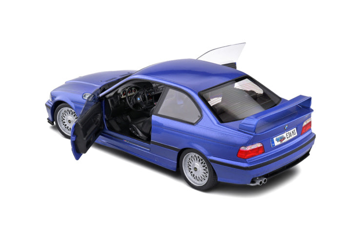 Solido 1:18 1996 BMW  M3 (E36) Coupe Solido Works Blue *Damaged Packaging*