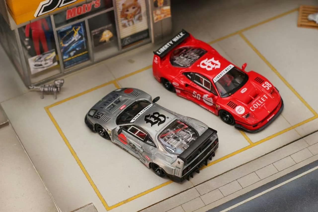 Ghost Player x Street Weapon 1:64 Liberty Walk F40