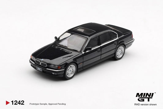 Mini GT 1:64 BMW 750IL Black Sapphire (LHD) #1242