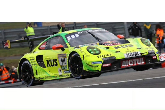 Spark Models 1:64 2026 Porsche 911 GT3 R (992) Evo26 No.911 Manthey #911 K. Estre/A. Güven/T. Preining/M. Campbell 24H Nürburgring 2026 Yellow Green