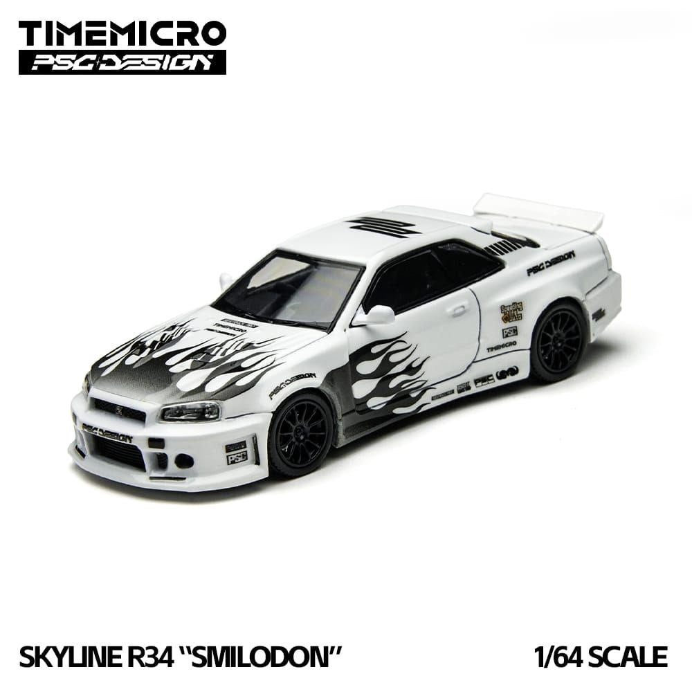 Time Micro x PSC Design 1:64 Skyline R34 Smilodon Livery (TM648401)