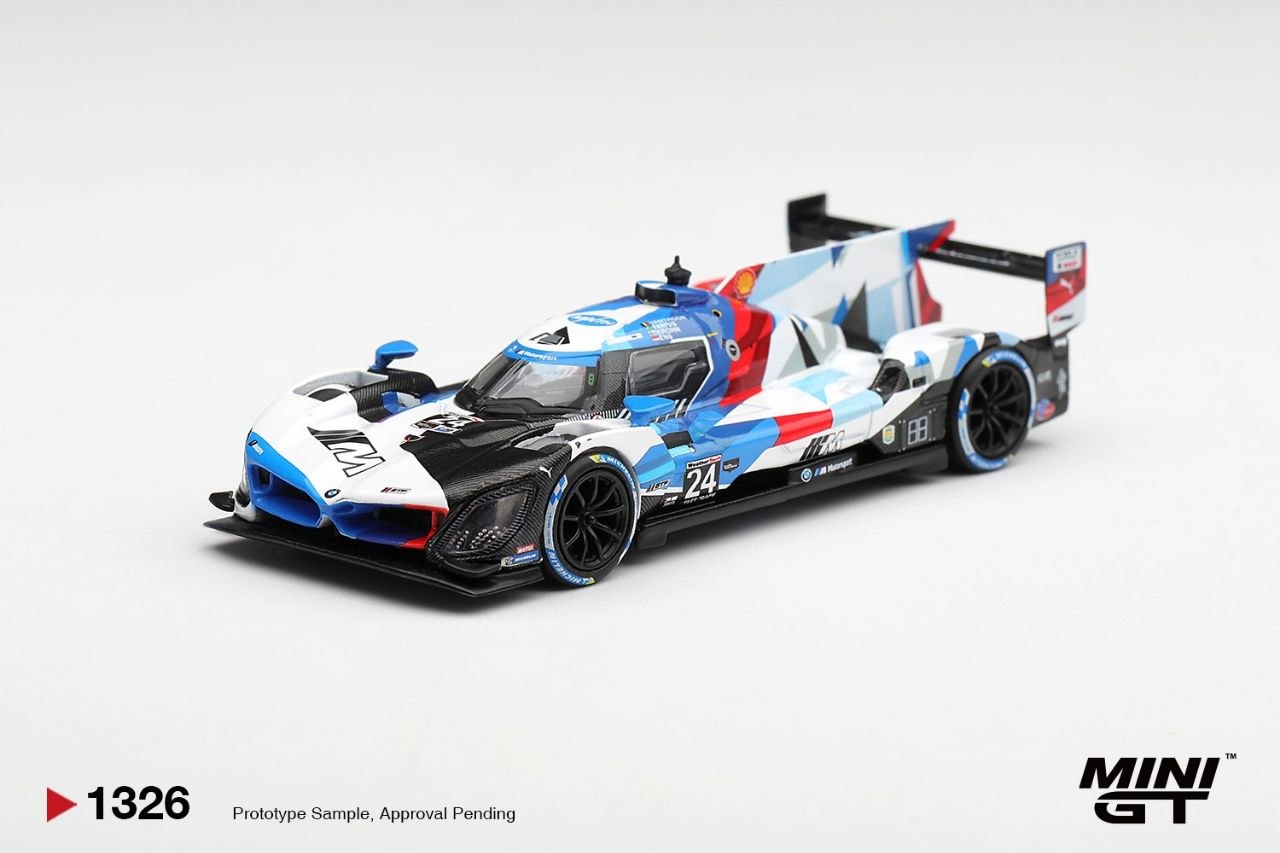 Mini GT 1:64 BMW M Hybrid V8 GTP #24 BMW M Team RLL 2024 IMSA Daytona 24 Hrs (LHD) #1326