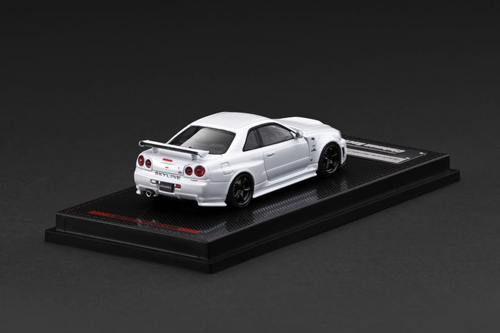 Ignition Model 1:64 Nissan Skyline GT-R (BNR34) NISMO customized White Metallic
