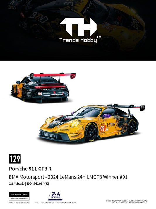 Trends Hobby 1:64 2024 Porsche 911 GT3 R #91 LeMans 24H