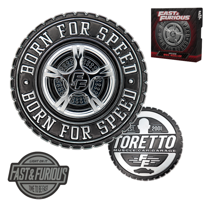 Fanattic Fast & Furious ‘Born for Speed’ Medallion *Limited Edition*