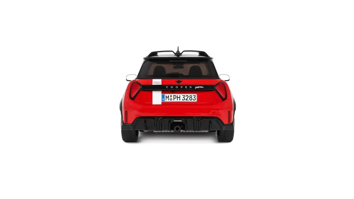 Ottomobile 1:18 Mini Cooper JCW 1965 Victory Edition Chili Red 2026 *Resin Series* OT1418