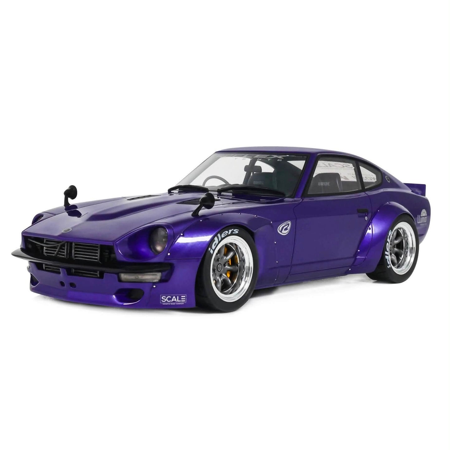 Ottomobile 1:18 Project Cars 2015 Pandem Nissan Fairlady Z & 2024 LB-Works F40 Blue Metallic*Resin Series*