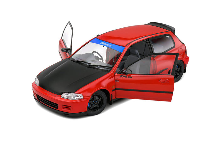 Solido 1:18 1991 Honda Civic (EG6) Spoon Version Red