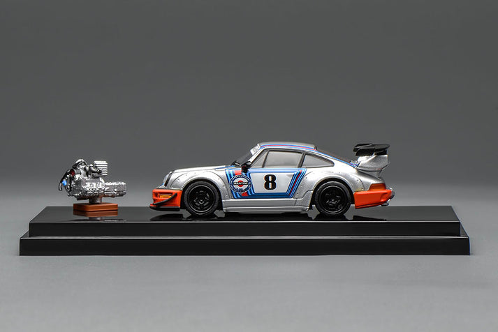 MotorHelix 1:64 RWB 964 Martini