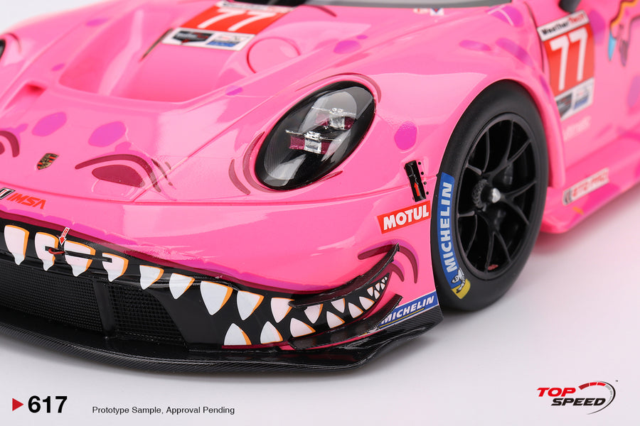 Top Speed 1:18 Porsche 911 GT3 R #77 AO Racing 2024 IMSA Road America TS0617