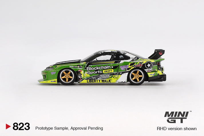 Mini GT 1:64 Nissan LB-Super Silhouette S15 SILVIA #555 V2 2024 Formula Drift Japan #823