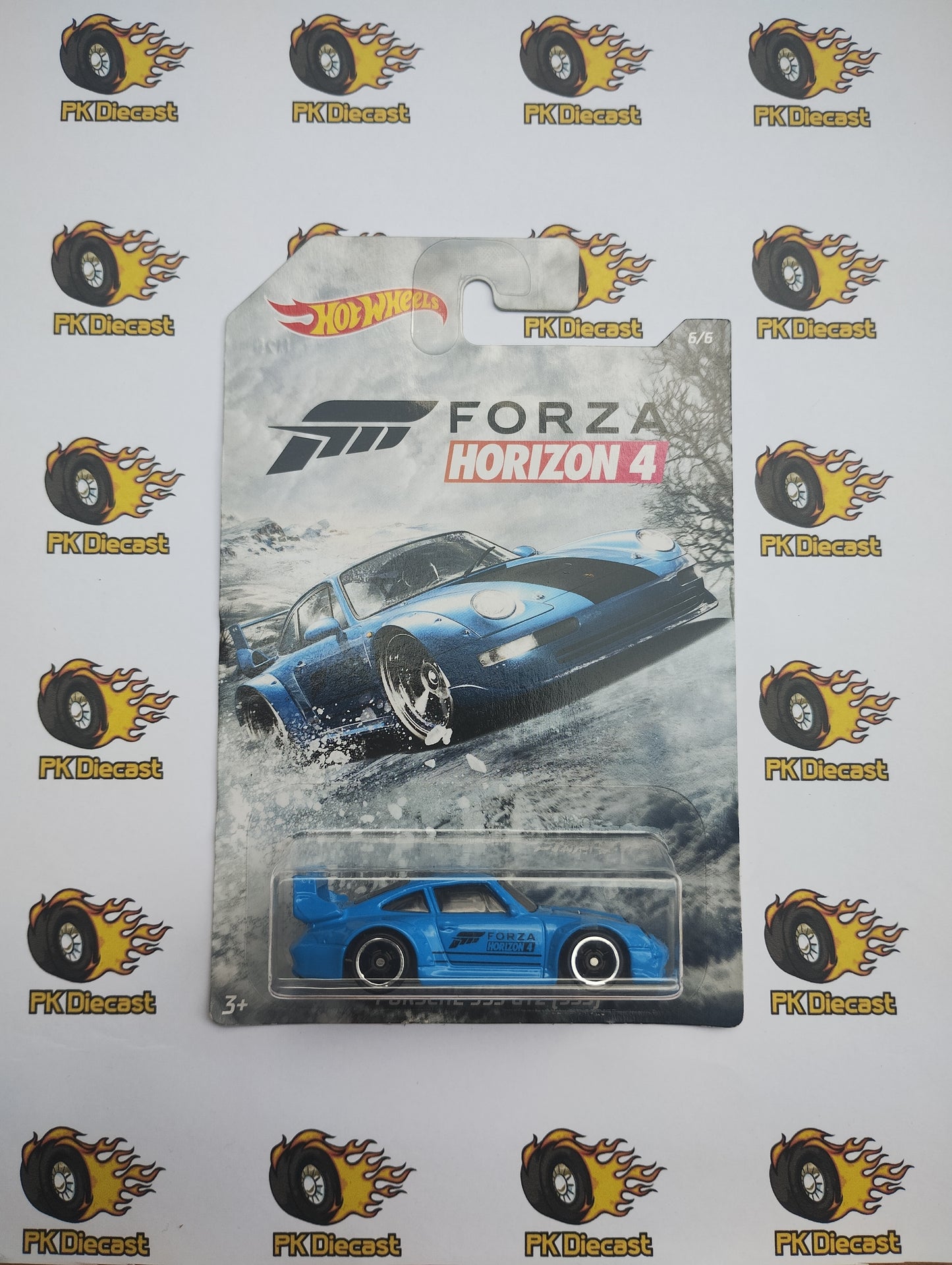Hot Wheels 2017 Forza Horizon 4 Porsche 993 GT2 (933) *Damaged Card*