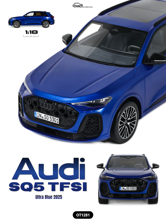Ottomobile 1:18 2024 Audi SQ5 TFSI *Resin series* Ultra Blue OT1281