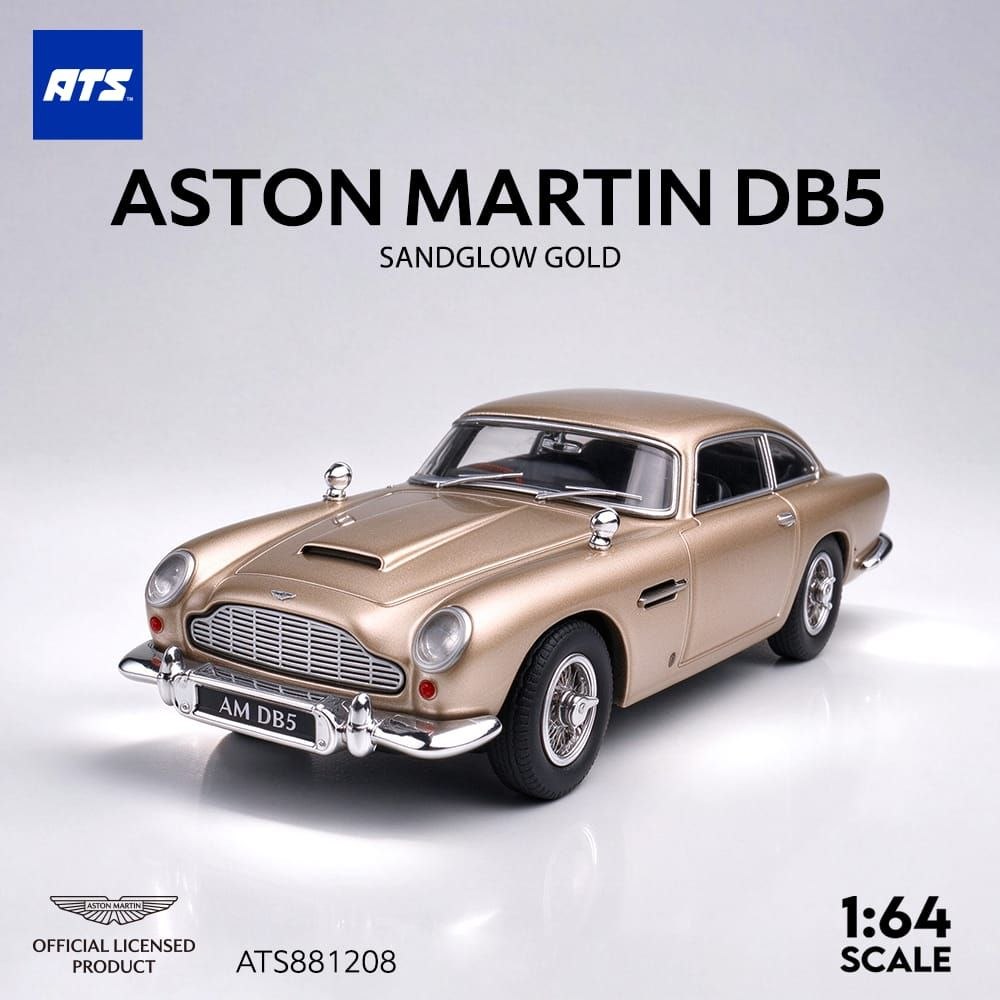 ATS 1:64 Diecast Model Aston Martin Licensed Product - DB5
