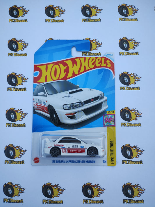 Hot Wheels 2024 '98 Subaru Impreza 22B-STI Version Long Card