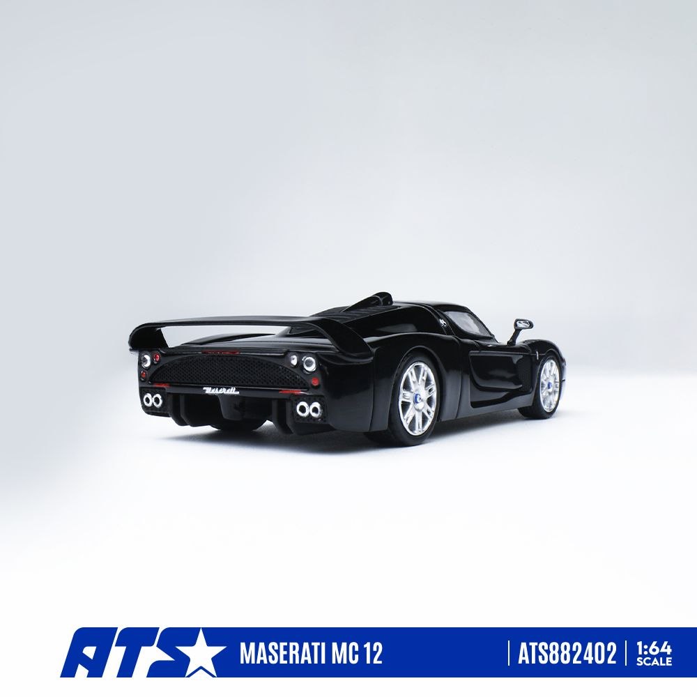 ATS 1:64 Diecast Model Maserati MC 12 Black