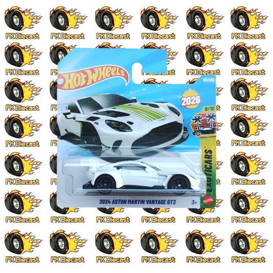 Hot Wheels 1:64 2024 Aston Martin Vantage GT3 Exoticars 125/250 Short Card