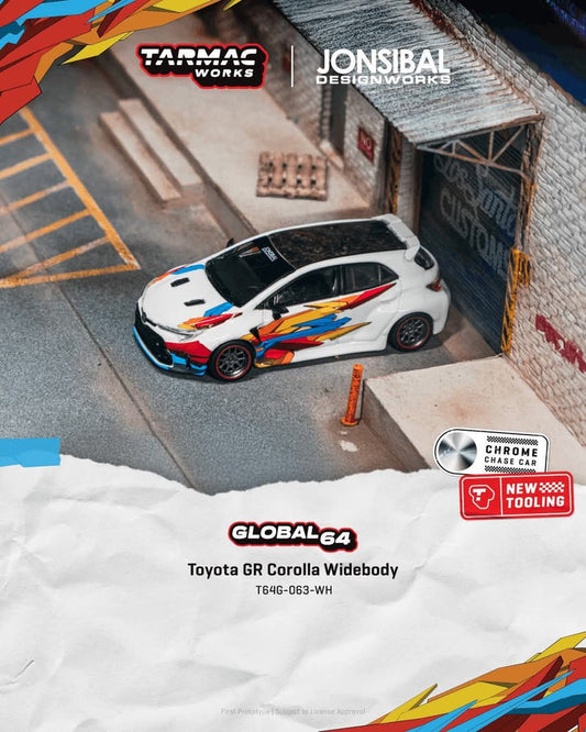 Tarmac Works 1:64 Tarmac Works Toyota GR Corolla Widebody White