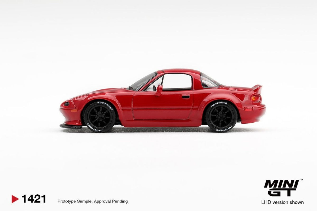 Mini GT 1:64 Mazda MX-5 (NA) Pandem Classic Red #1421