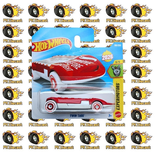 Hot Wheels 1:64 Twin Tags Experimotors 166/250 Short Card (Creased)