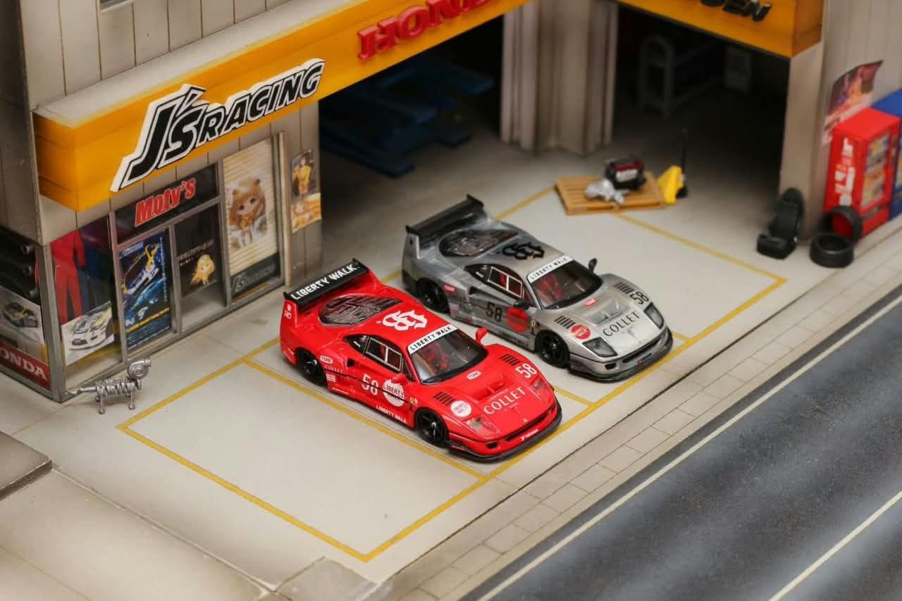 Ghost Player x Street Weapon 1:64 Liberty Walk F40