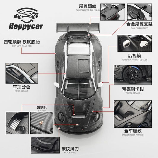 HappyCar HC 1:64 Diecast 911 GT3 R