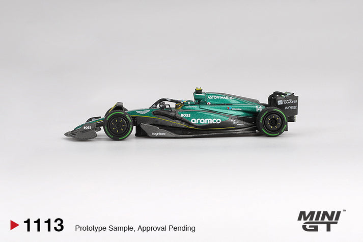 Mini GT 1:64 Aston Martin AMR24 #14 Fernando Alonso 2024 F1 2024 Canadian GP #1113