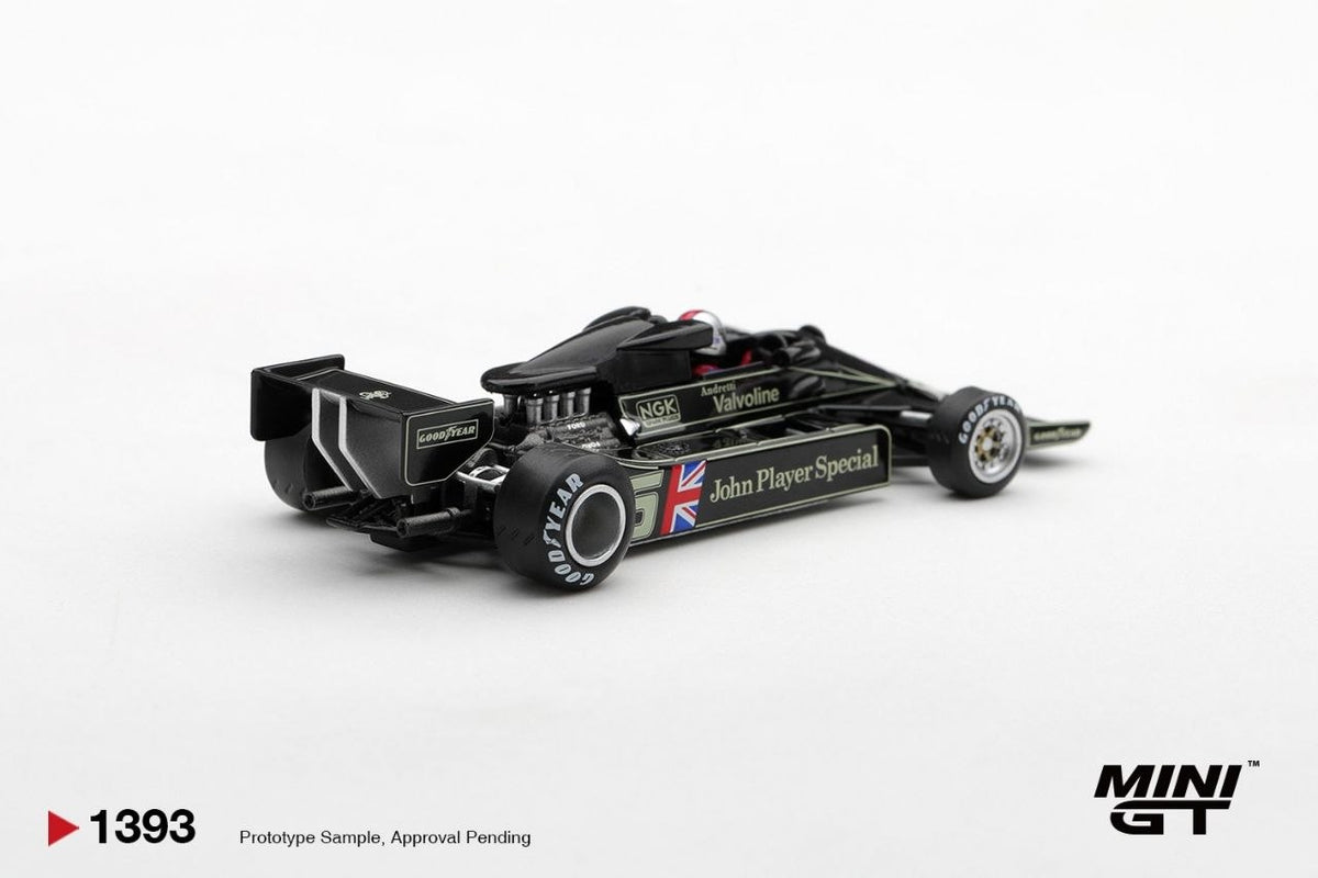 Mini GT 1:64 Lotus 78 #5 Mario Andretti 1977 US GP West Winner #1393