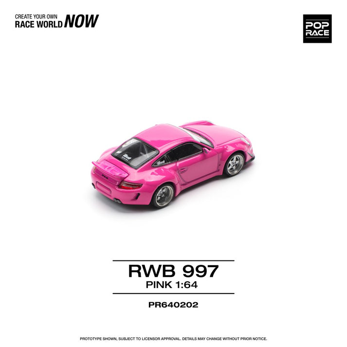 Pop Race 1:64 RWB 997 Pink PR640202
