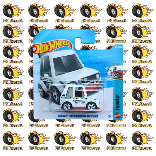Hot Wheels 1:64 Tooned Volkswagen Golf MK1 Tooned 172/250 Short Card