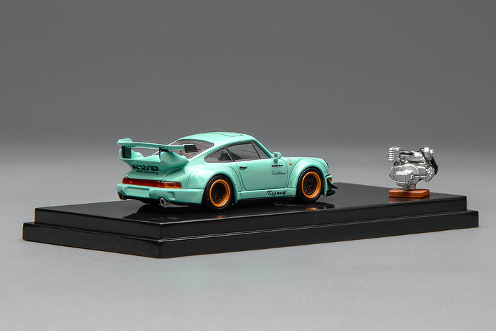 MotorHelix 1:64 RWB 964 Tiffany Turquoise