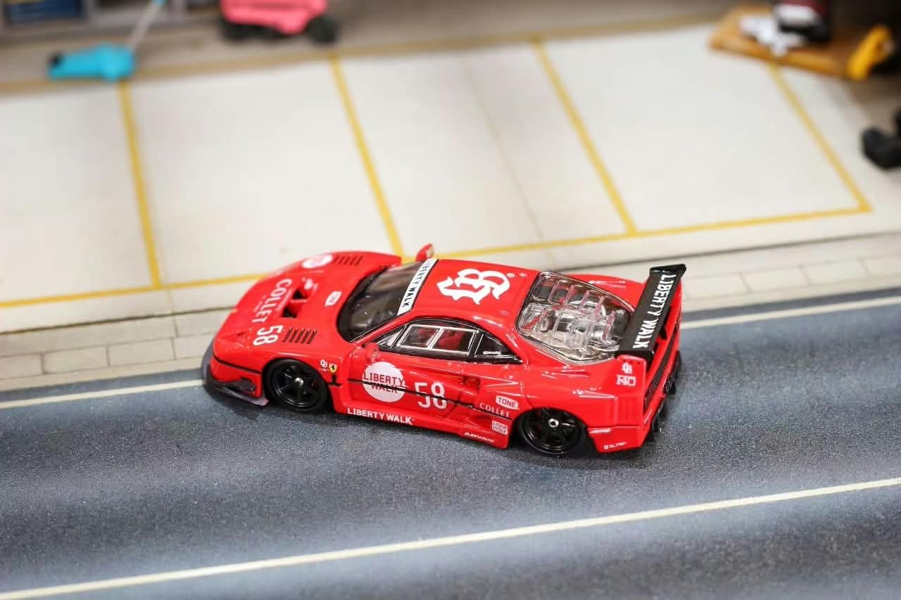 Ghost Player x Street Weapon 1:64 Liberty Walk F40