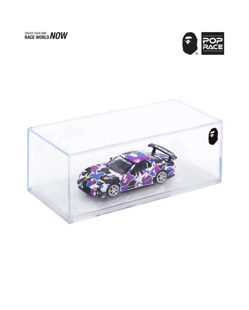 Pop Race x Bape 1:64 Bathing Ape RX7 FD3S Purple