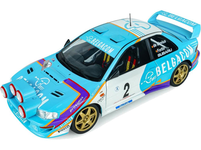 Solido 1:18 Subaru Impreza S5 WRC99 Green Belgium Ypres Westhoek Rally 1998 #2