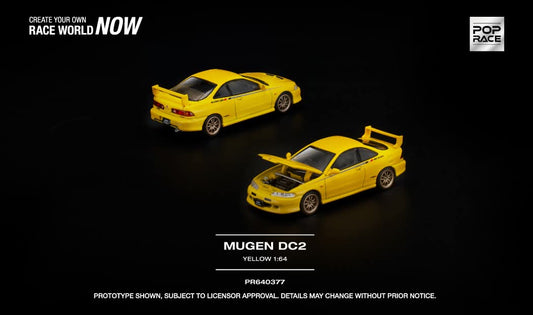 Pop Race 1:64 Mugen DC2 Yellow